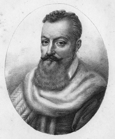 ボーモン・マジストラット伯爵アキレス・ド・ハーレイ（1536～1619年）の肖像。 作： Unknown artist