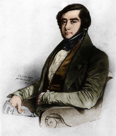 フランスの博物学者、アルシド・デサリーヌ・ドルビニー（1802-1857）の肖像。 作： Unknown artist