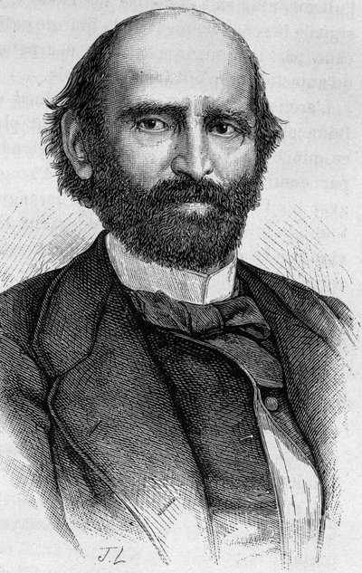 アレクサンドル・グレイス＝ビゾワン（1800年〜1877年）の肖像。H.マルタンの『フランス史』に掲載された19世紀末の版画。 作： Unknown artist