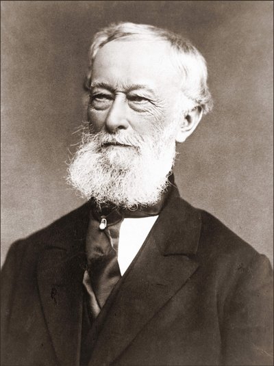 アルフレッド・クルップ（1812〜1887）の肖像、1870〜1887年の撮影。 作： Unknown artist