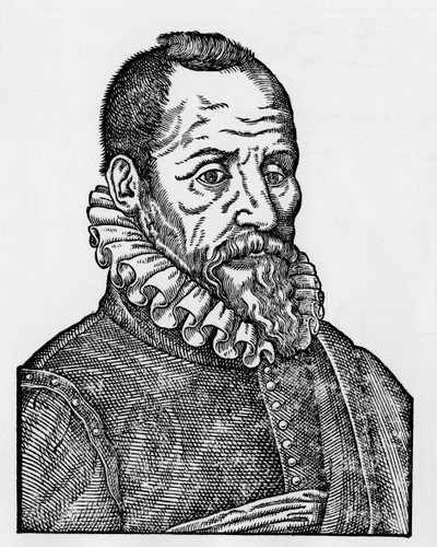 フランスの外科医、アンブロワーズ・パレ（1509-1590）の肖像 作： Unknown artist