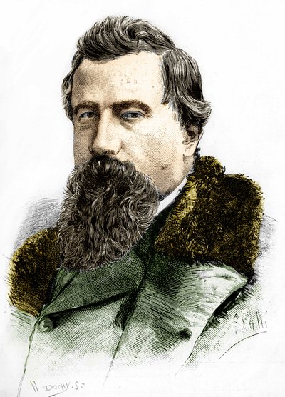 Amilcare Ponchielli（1834 - 1886）イタリアの作曲家の肖像。 作： Unknown artist
