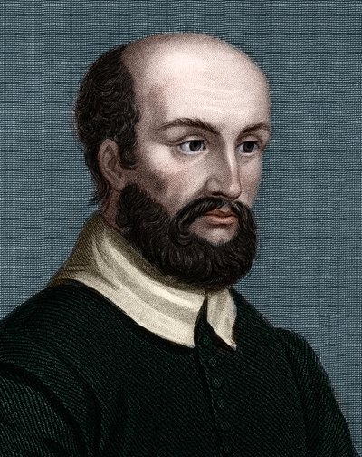イタリアの建築家、アンドレア・パラディオ（1508-1580）の肖像。 作： Unknown artist