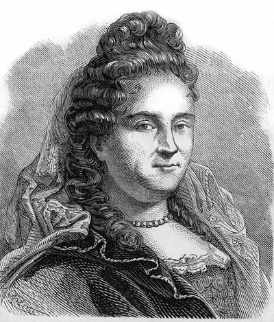アンヌ・ルフェーヴル（Mme Dacier）の肖像。フランスの博学者（1647年～1720年）。 作： Unknown artist