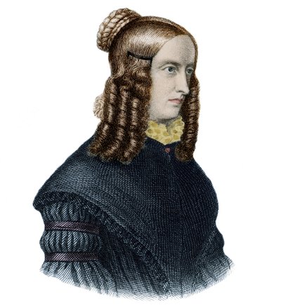 アネット・フォン・ドロステ・ハルソフ（ドロステ・ハルソフ）（1797～1848）の肖像 イギリスの作家・詩人 作： Unknown artist