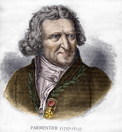 Antoine Augustin Parmentier (1737 - 1813), フランスの軍事薬剤師、農学者の肖像 - Les Contemporains, n.d. 19世紀後半。 作： Unknown artist