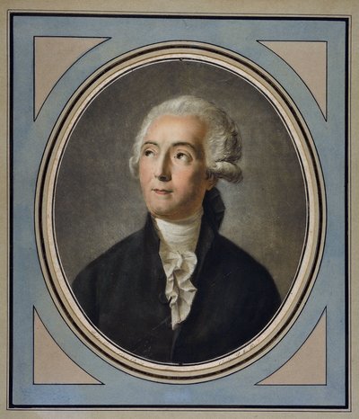 フランスの化学者、アントワーヌ・ローラン・ド・ラヴォアジエ（1743-1794）の肖像。 作： Unknown artist