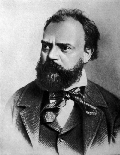チェコの作曲家、アントン・ドヴォルザーク（1841〜1904）の肖像。 作： Unknown artist