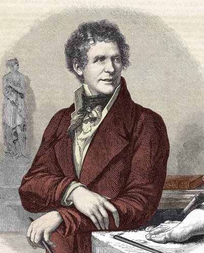アントニオ・カノーヴァ（1757-1822）の肖像 彫刻家 作： Unknown artist