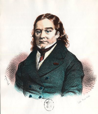 フランスの軍医であり、救急車を発明したラレー男爵（1766 - 1842）の肖像。19世紀のエングレーヴィング。個人蔵。 作： Unknown artist