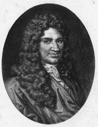 HERBELOTのバルテルミーの肖像。1625-1695.東洋学者、フランス人学者。 作： Unknown artist