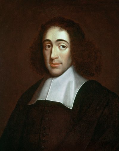 Muotokuva Baruch Spinozasta (1632-1677), hollantilainen filosofi, joka tunnetaan myös nimellä Bento de Espinosa tai Benedictus de Spinoza tai Benedictus de Spinoza - anonyymi maalaus. Yksityinen kokoelma. 作： Unknown artist