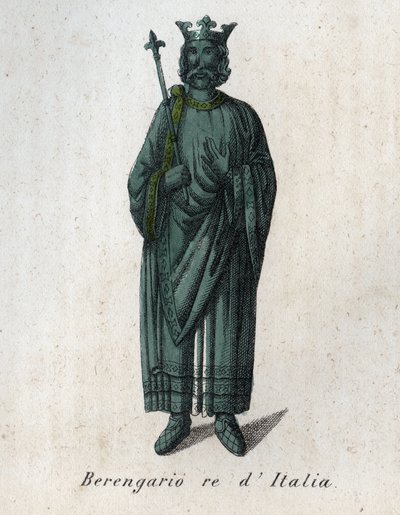 イタリア王ベレンガー2世（900-966）の肖像 - Berenger II ou ou Berenger d