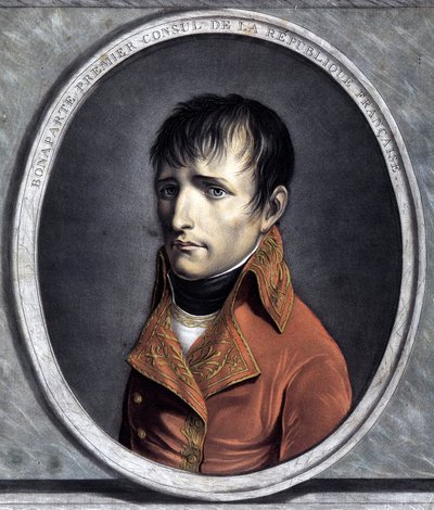 ボナパルトの肖像 フランス共和国の第一執政官1801年(X年) 作： Unknown artist
