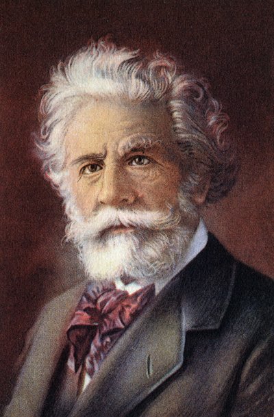 フランスの天文学者、科学ジャーナリスト、カミーユ・フラマリオンの肖像。 作： Unknown Artist