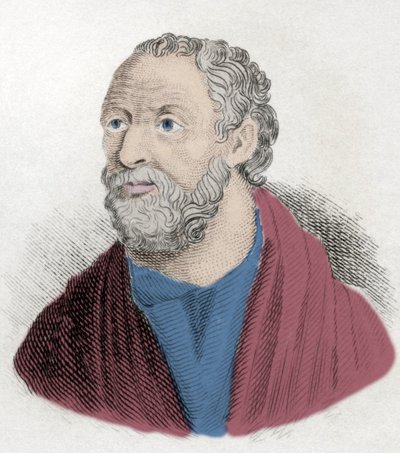 カルネイド（紀元前219～128年）の肖像 ギリシャの哲学者。 作： Unknown artist