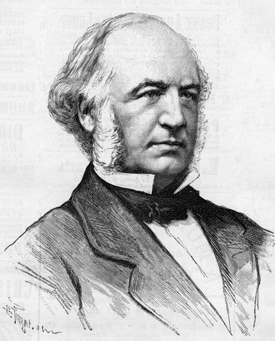 Charles Bergeron (1808-1883) フランスのエンジニアで、パリの道を変えた偉大な職人の肖像。 作： Unknown artist