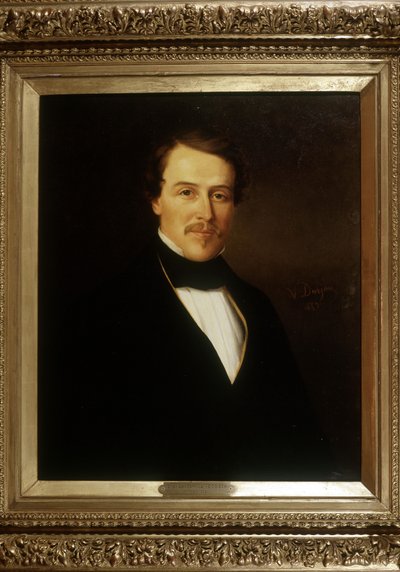 シャルル・カミーユ・ハイドシェック（1822～1893）の肖像。 作： Unknown artist