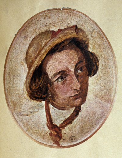 チャールズ・ディケンズの若き日の肖像 1840年頃 作： Unknown artist