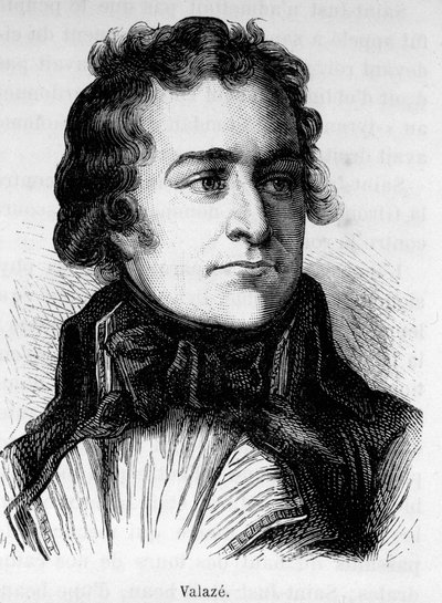 Charles Eleonor Dufriche de Valaze, known as Dufriche-Valaze (1751-1793), フランスの政治家の肖像。 作： Unknown artist