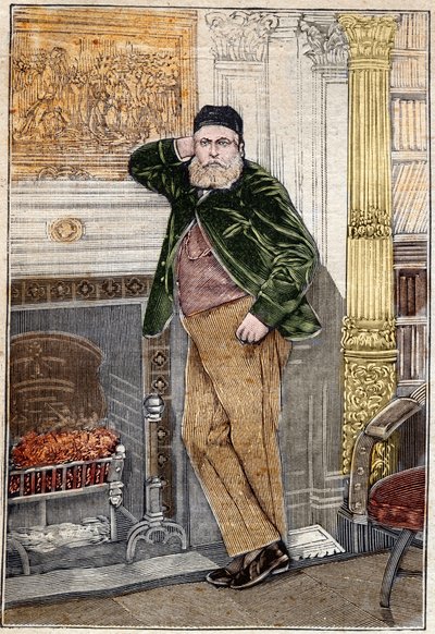 フランスの作曲家、シャルル・グノー（1818-1893）の肖像。 作： Unknown artist