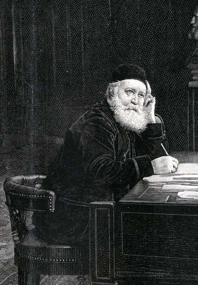 フランスの作曲家、シャルル・グノー（1818-1893）の肖像。 作： Unknown artist