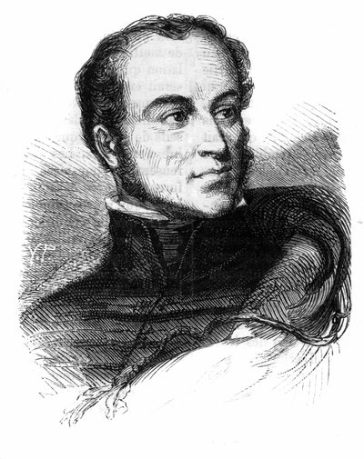 シャルル・ニコラ・ファビエ将軍（フランス大使・代理）の肖像。(1782-1855) 作： Unknown artist