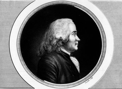 Chretien Guillaume de Malesherbes (1721-1794)の肖像。フランス革命の歴史的絵画全集（全3巻）」に掲載されているエングレーヴィング。1804. 作： Unknown artist