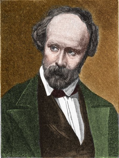 クリスチャン・フリードリヒ・ヘッベル（1813-1863）の肖像 ドイツの詩人・劇作家 作： Unknown artist