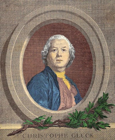 クリストフ・ウィリバルド（VON GLUCK騎士）の肖像（1714年～1787年） ドイツの作曲家 作： Unknown artist