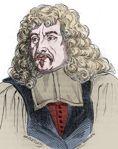 クロード・バラン（1615-1678）の肖像、ルイ14世家の金頭。 作： Unknown artist