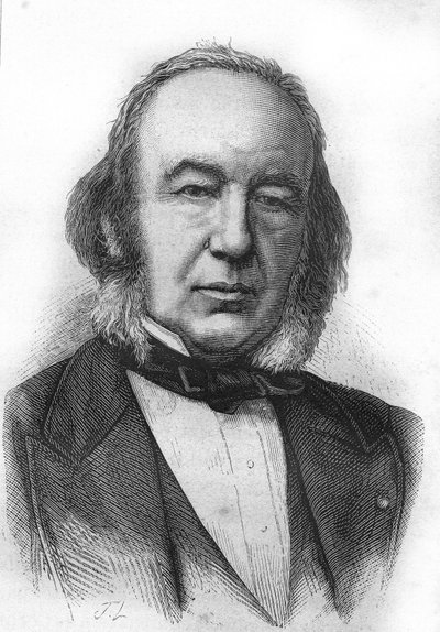 クロード・ベルナール（1813～1878）の肖像 - アンリ・マルタン著「フランスの歴史」より 作： Unknown artist