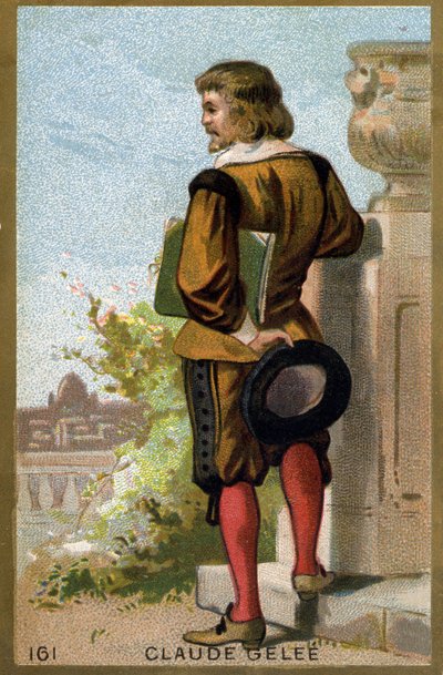 クロード・ジェレ（ル・ロラン）（1600 - 1682）の肖像。19世紀末のクロモリトグラフ。 作： Unknown artist