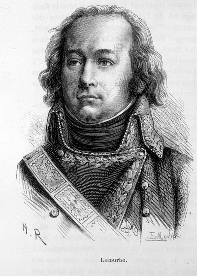 フランスの将軍、クロード・ジャック・ルクールベ（1759～1815）の肖像。 作： Unknown artist