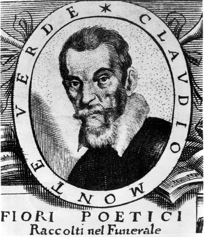 クラウディオ・モンテヴェルディ（1567 - 1643）の肖像は、1644年にヴェネツィアで出版された『Fiori poetici raccolti nel funerale del molto illustrious e molto reverendo Signor Claudio Monteverdi』の扉に描かれたものです。 作： Unknown artist