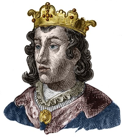 ネウストリア・ブルゴーニュ王クロタイア3世（652〜673年）の肖像 作： Unknown artist