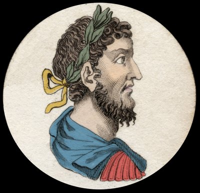 ローマ皇帝コモドゥス（161-192）の肖像。19世紀の彫像 作： Unknown artist