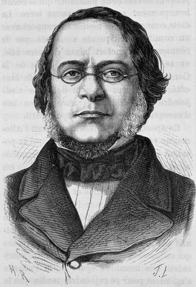 ダニエール・マニン（1804 - 1857）の肖像。19世紀末、H.Martinの「Histoire de France」に掲載された版画。 作： Unknown artist