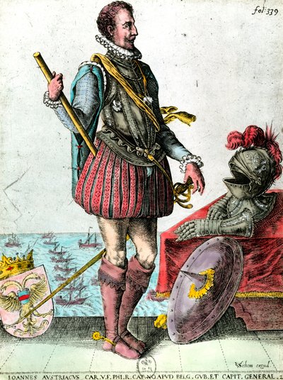 ドン・ファン・ホセ・オブ・オーストリア（1629-1679）オランダ副王の肖像 17世紀のエングレーヴィング 個人蔵 作： Unknown artist