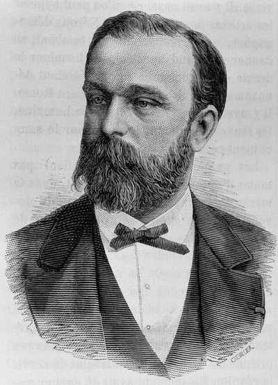 ドルーアルデルの肖像。H.マルタンの『フランス史』に掲載された19世紀末の版画。 作： Unknown artist