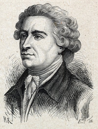 アイルランドの政治家・哲学者であるエドマンド・バーク（1729-1797）の肖像。 作： Unknown artist