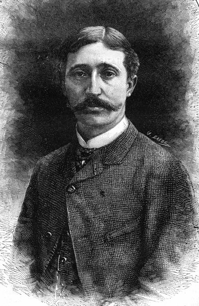 フランスの画家（1848-1912）エドゥアール・ディテールの肖像。 作： Unknown artist