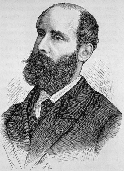 エミール・ケラトリ（1832-1904）の肖像。H.Martinの「Histoire de France」に掲載された19世紀末のエングレーヴィング。 作： Unknown artist