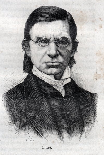 エミール・リトレ（1801〜1881）の肖像 作： Unknown artist
