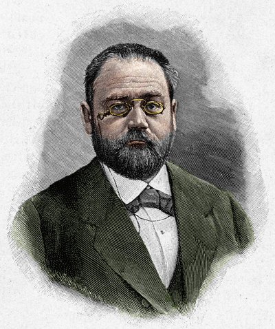 エミール・ゾラ（1840-1902）の肖像 作： Unknown artist