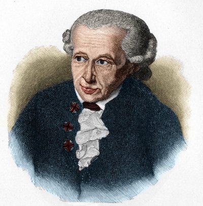 エマニュエル・カントの肖像（Immanuel Kant 作： Unknown artist