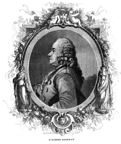 Etienne Jeaurat（1699-1789）フランスの画家・漫画家の肖像。 作： Unknown artist
