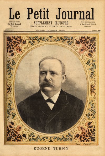 爆発物を専門とする化学者ユージン・ターピン（1848-1927）の肖像 作： Unknown artist