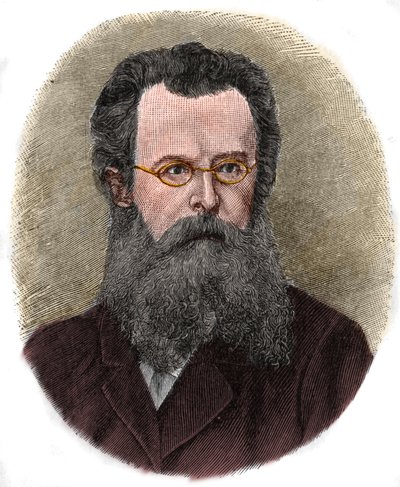 ドイツの作家、教授、歴史家であるフェリックス・ダーン（1834-1912）の肖像。 作： Unknown artist