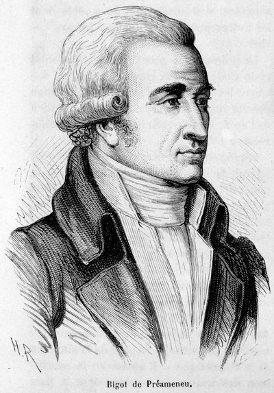 Felix Julien Jean Bigot de Preameneu (1747-1825)の肖像。 作： Unknown artist